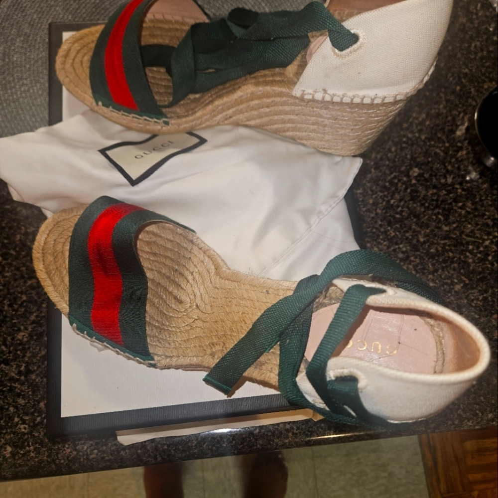 Gucci wedge sandal